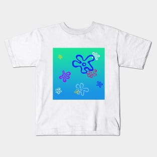 Bikini Bottom Sky Kids T-Shirt